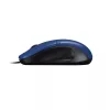 Everest Egér - SM-258 Blue (1200 DPI, 3gomb, 1,1m kábel, optikai, fekete-kék)
