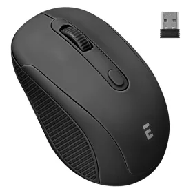  Everest Vezeték nélküli Egér - SM-300 Black (1600 DPI, 4gomb, optikai, fekete)