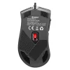 Everest Gamer Egér - SM-G06 SAGITTA  (6400 DPI, 8gomb, 1,5m harisnyázott kábel,optikai, fekete, RGB LED)