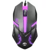 Everest Gamer Egér - SM-G62  (1000 DPI, 3 gomb, 1,35m kábel, optikai, fekete, RGB LED)