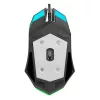 Everest Gamer Egér - SM-G97 GANK  (1400 DPI, 4gomb, 1,5m harisnyázott kábel,optikai, fekete, RGB LED)