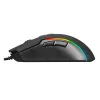 Everest Gamer Egér - SM-GX21 STARTY  (6400 DPI, 7gomb, optikai, fekete, RGB LED)