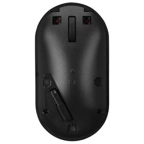 Everest Vezeték nélküli Egér - SMW-399 Black Rechargeable Super Quiet (1600 DPI, 3 gomb, optikai, fekete)