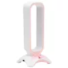 The G-Lab Fejhallgató állvány - K STAND RADON W  (fehér, 2xUSB3.0, műanyag)