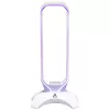 The G-Lab Fejhallgató állvány - K STAND RADON W  (fehér, 2xUSB3.0, műanyag)