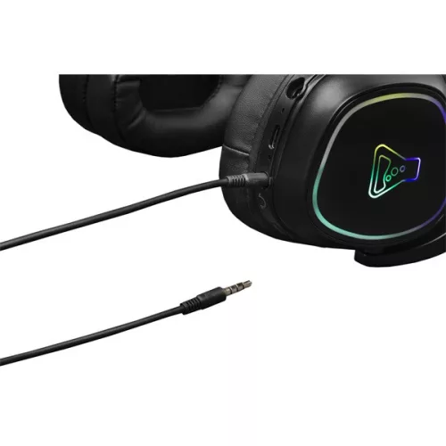 The G-Lab Fejhallgató - KORP PROMENTHIUM (Vezeték nélküli, Bluetooth, mikrofon, 3,5 jack, USB, LED,nagy-párnás)