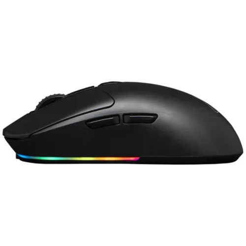 The G-Lab Vezeték nélküli Gamer Egér - KULT TITAN PRO B (12000 DPI, Pixart PAW 3311, USB/2,4Ghz/Bluetooth, RGB, dokkoló)