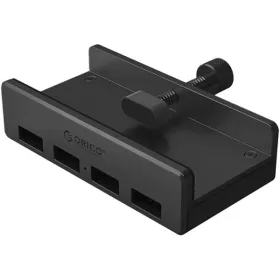   Orico USB3.0 Hub - MH4PU-BK (4 port, Bemenet: USB-A, Kimenet: 4xUSB-A, rögzíthető, fekete)