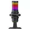 Rampage Mikrofon - BEMOL (USB, PC/MAC/Android, zajelnyomó, állvány, fekete, 2m kábel, RGB)