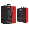 Rampage Vezeték Nélküli Egér - PROTE M5 (Pixart PAW3311, Huano 80M, 24000 DPI, 400mAh, 6 gomb, RGB, Type-C, fekete)
