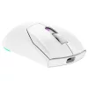 Rampage Vezeték Nélküli Egér - PROTE M5 PRO (Pixart PAW3395, Huano 80M, 26000 DPI, 500mAh, 6 gomb, RGB, Type-C, fehér)
