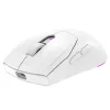 Rampage Vezeték Nélküli Egér - PROTE M5 (Pixart PAW3311, Huano 80M, 24000 DPI, 400mAh, 6 gomb, RGB, Type-C, fehér)