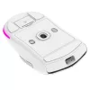 Rampage Vezeték Nélküli Egér - PROTE M5 (Pixart PAW3311, Huano 80M, 24000 DPI, 400mAh, 6 gomb, RGB, Type-C, fehér)