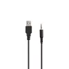 Rampage Fejhallgató - RM-K90 VECTOR (mikrofon, USB, 3,5 Jack, hangerőszabályzó, nagy-párnás, fekete)