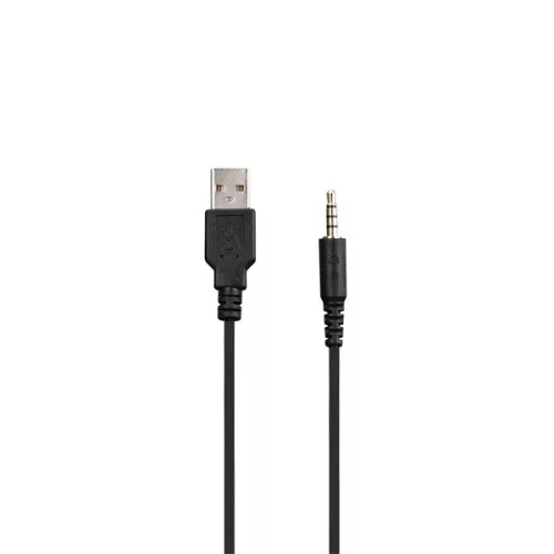 Rampage Fejhallgató - RM-K90 VECTOR (mikrofon, USB, 3,5 Jack, hangerőszabályzó, nagy-párnás, fekete)
