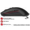 Rampage Egér Vezeték Nélküli Gamer - SMX-R20 Specter (Avago 3212, Tölthető akku; 3600DPI, 5 gomb, makro, LED, fekete)