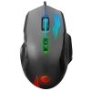 Rampage Egér Gamer - SMX-G38 CLAW (7200DPI, 8 gomb, makro, RGB LED, 1,8m harisnyázott kábel, fekete)