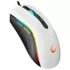 Rampage Egér Gamer - SMX-R44 V2 Macro (12800 DPI, 7 gomb, makro, RGB LED, 1,8m fonott kábel, fehér)