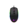 Rampage Egér Gamer - SMX-R63 GLORY (6400DPI, 5 gomb, makro, RGB LED, harisnyázott kábel, fekete)