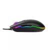 Rampage Egér Gamer - SMX-R63 GLORY (6400DPI, 5 gomb, makro, RGB LED, harisnyázott kábel, fekete)