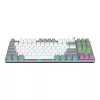 Rampage Billentyűzet - SNUG K14 Black US (Vezetékes, Mechanikus, Blue switch, angol, fekete, RGB LED)