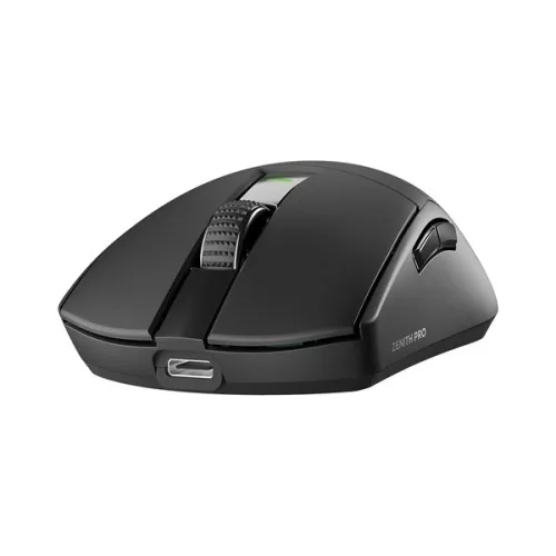 Rampage Vezeték Nélküli Egér - ZENITH PRO (Pixart PAW3395, BT/Wired/4G, NORDIC 52833, 26000 DPI, 300mAh, 6 gomb, RGB)