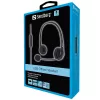Sandberg Fejhallgató - USB Office Headset (USB; mikrofon; hangerő szabályzó; 2m kábel; fekete)