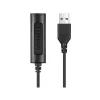 Sandberg Fejhallgató - 2in1 Office Headset Jack+USB (mikrofon; USB+Jack; hangerő szabályzó; 1,5m kábel; fekete)