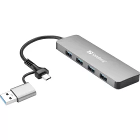 Sandberg USB Hub - USB-C/A to 4xUSB 3.0 Hub