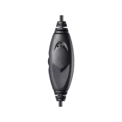 Sandberg Fejhallgató - MiniJack Chat Headset Saver (mikrofon; 3,5mm jack; hangerő szabályzó; 1,8m kábel; fekete)