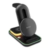 S-Link Vezeték nélküli töltő - SW-CWF117 (Magsafe Wireless charge 3 in 1, 15W, fekete)