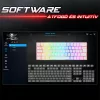 Spirit of Gamer Billentyűzet Mechanikus - XPERT K200 White  (TKL, SOG red, RGB LED,USB, anti-ghosting, fehér, magyar)