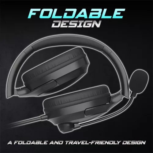 Spirit of Gamer Fejhallgató - PRO-H4 Black (MultiPlatform, mikrofon, 3.5mm jack, hangerőszabályzó, fekete)