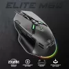 Spirit of Gamer Egér - ELITE-M60 Black (Optikai, 20000 DPI, 1000Hz, 9 programozható gomb, RGB, vezetékes, fekete)