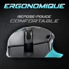 Spirit of Gamer Egér - ELITE-M60 Black (Optikai, 20000 DPI, 1000Hz, 9 programozható gomb, RGB, vezetékes, fekete)