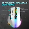 Spirit of Gamer Egér vezeték nélküli - PRO-M5 Arctic Wireless (Optikai, 8000DPI, 8 gomb, fehér)