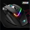 Spirit of Gamer Egér - PRO-M3 RGB (Optikai, 7200DPI, 8 gomb, harisnyázott kábel, fekete) + egérpad