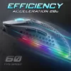 Spirit of Gamer Egér - S-PM4 RGB (Optikai, 12800DPI, 6 gomb, harisnyázott kábel, fekete)