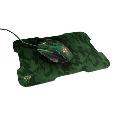 Trust Egér Gamer - GXT781 RIXA CAMO MOUSE & PAD