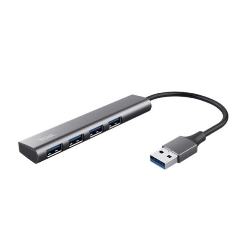 Trust USB Hub - Halyx (USB; 4port USB3.2; aluminium)