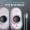 Spirit of Gamer Hangszóró 2.0 - Fanatic 500 Arctic (PC/Mac, Bluetooth/3,5mm Jack, fehér)