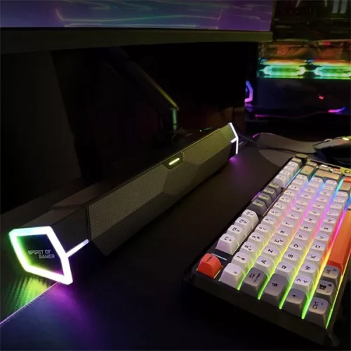 Spirit of Gamer Hangszóró 2.0 - Fanatic 200 (Multiplatform, Bluetooth/USB, fekete)