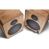 WaveMaster Hangszóró 2.0 - CUBE MINI NEO Bamboo (36W RMS, Bluetooth, 3,5mm jack, RCA, Toslink, Távírányító, Bambusz)