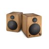 WaveMaster Hangszóró 2.0 - CUBE MINI NEO Bamboo (36W RMS, Bluetooth, 3,5mm jack, RCA, Toslink, Távírányító, Bambusz)