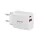 APPROX Telefontöltő - USB Type-C, USB-A port, 20W gyorstöltő + 1m USB Type-C kábel, Fehér