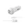 S-Link Autós töltő - SW-C530 (2db USB, 5V/2.1A, 5W, Micro USB, 100cm adat+töltőkábel, fehér)