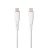 S-Link kábel - SW-C135 (3A, 60W, Gyorstöltés, Type-C to Type-C, adat+töltőkábel, 2m, fehér)