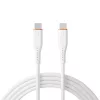 S-Link kábel - SW-C135 (3A, 60W, Gyorstöltés, Type-C to Type-C, adat+töltőkábel, 2m, fehér)