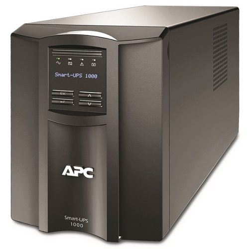 APC szünetmentes 1500VA - SMT1500IC (8x C13, Line-interaktív, LCD, USB, Szoftver, torony, SmartConnect)