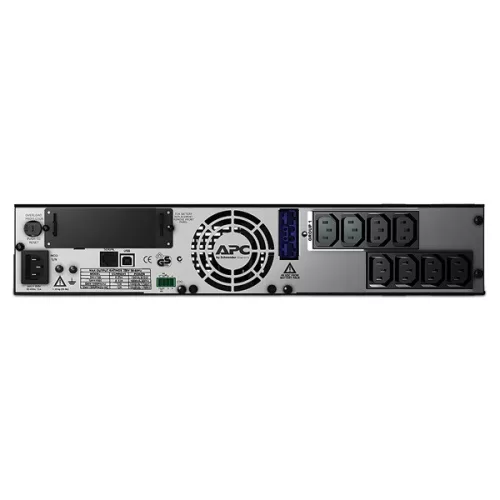APC szünetmentes 750VA - SMX750I (8x C13, Line-interaktív, LCD, USB, Szoftver, Torony/2U)